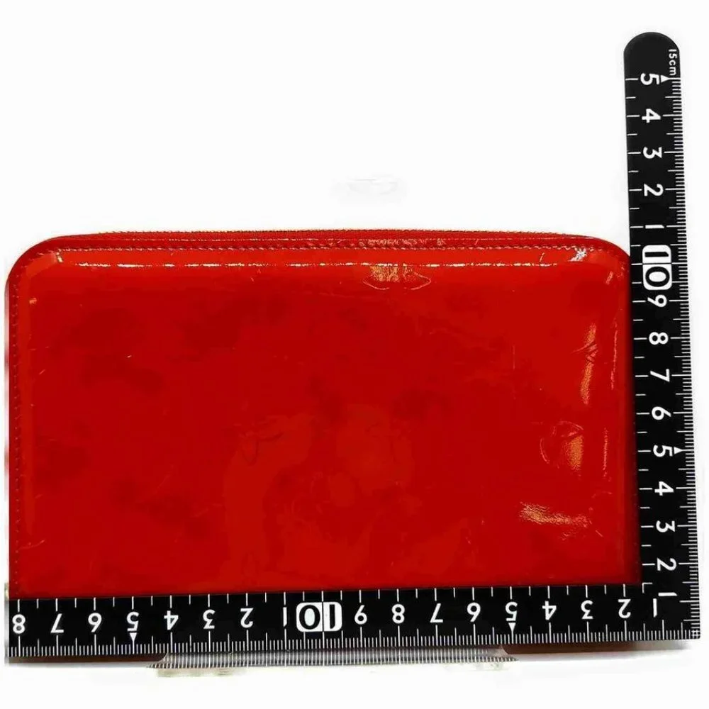 Louis Vuitton Monogram Vernis Red Zippy Organizer
